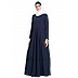 Simple umbrella abaya- Navy blue Simple umbrella abaya- Navy blue